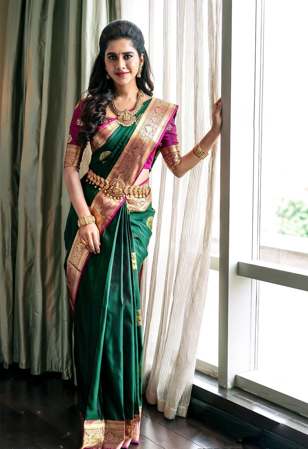 MF 1420 Soft Lichi Silk Designer Sarees Catalog